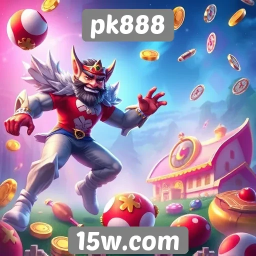 Variedade de jogos disponíveis na plataforma pk888